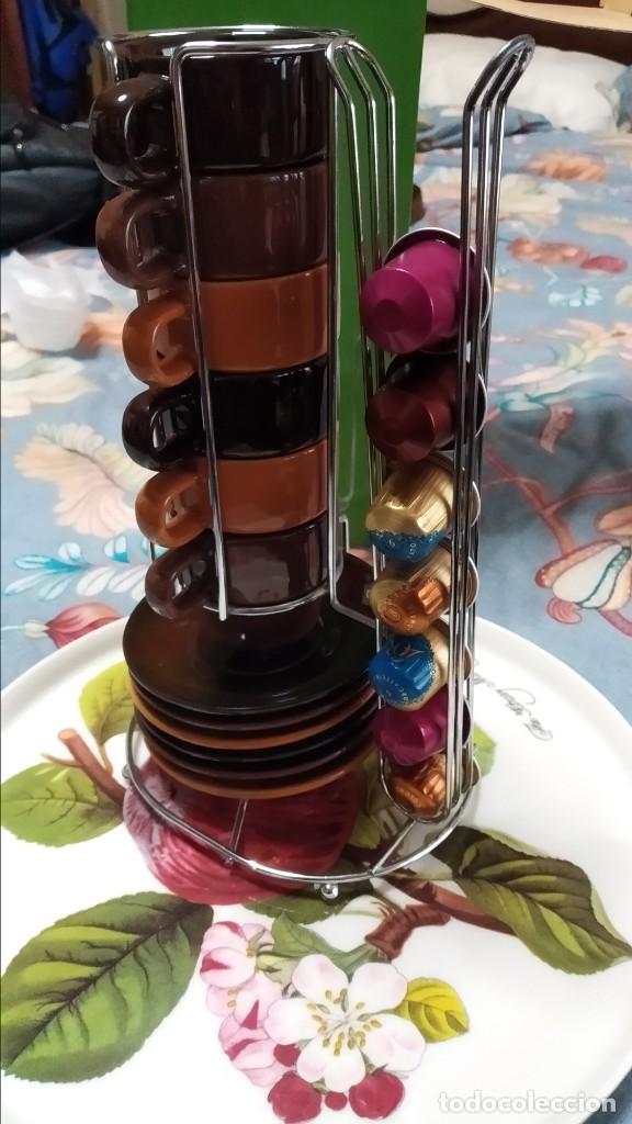 Nuevo: Juego de caf&eacute; con portacapsulas. NUEVO. - Foto 8
