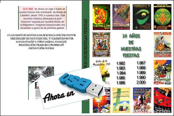 Nuevo: IMAGENES PARA EL RECUERDO EN USB FIESTAS DE LA MAGDALENA DESDE 1982 A 1990 Y 2000