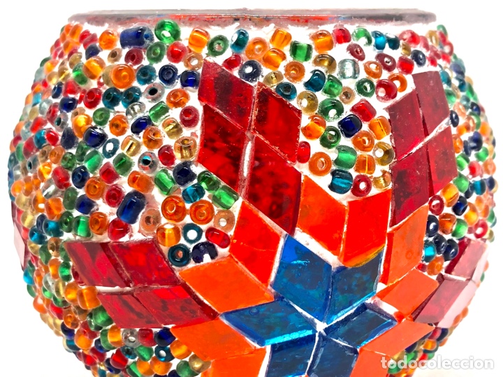 Nuevo: Portavelas artesano estilo &aacute;rabe - Foto 4