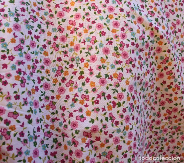 Nuevo: Retal de florecitas de colores de algod&oacute;n, nuevo y de los 80 - Foto 2