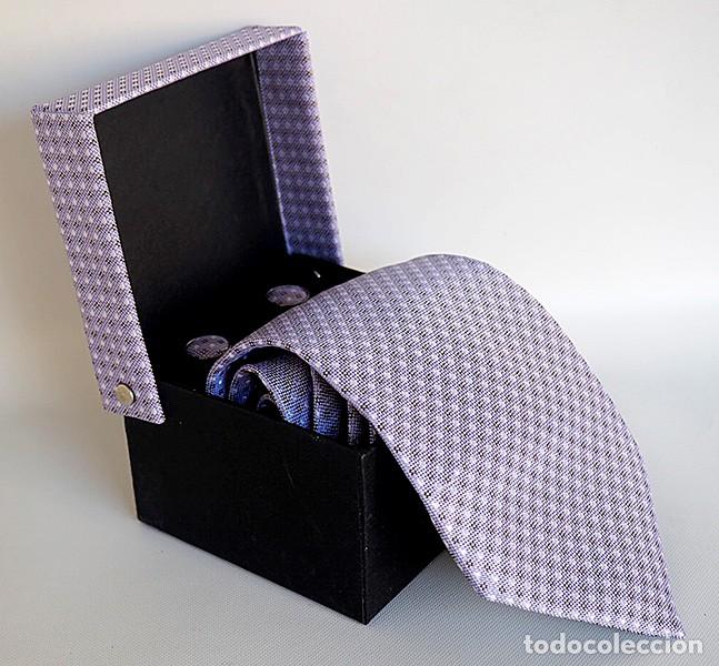 Nuevo: Corbata de hombre y gemelos a juego - Foto 1