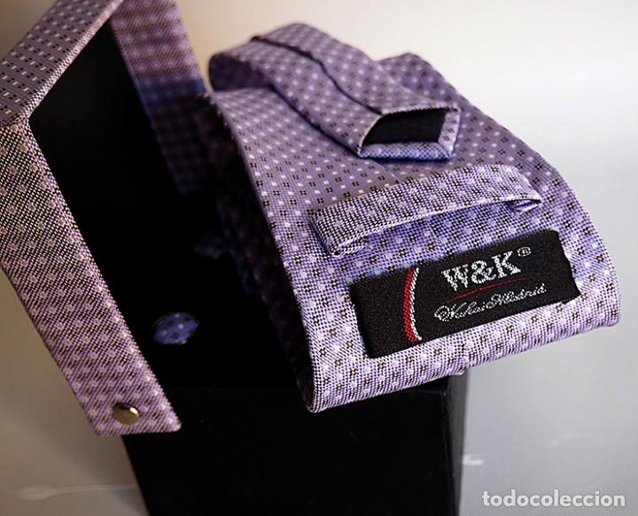 Nuevo: Corbata de hombre y gemelos a juego - Foto 3
