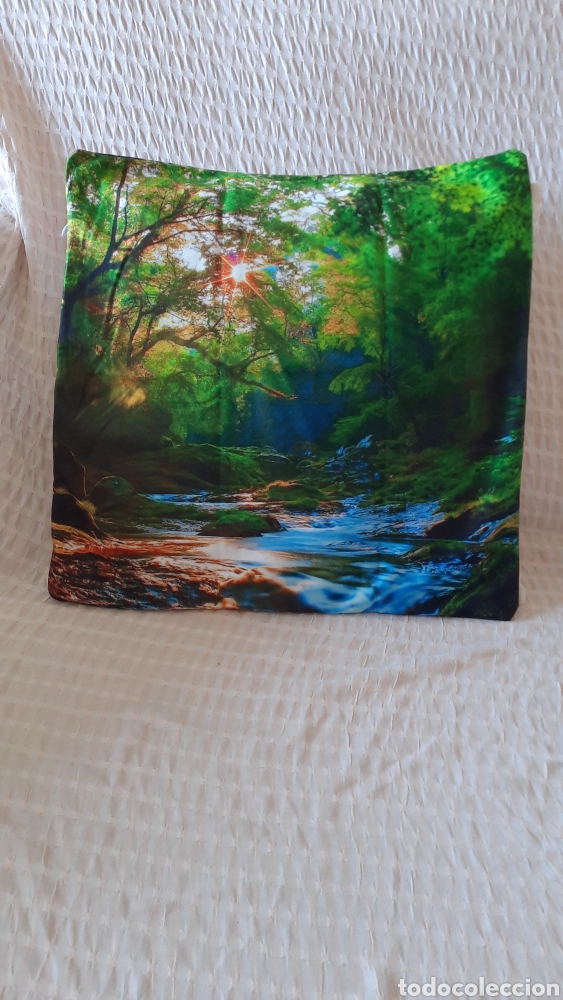 Nuevo: Funda para cojin 43x43 de algodon lino. - Foto 1