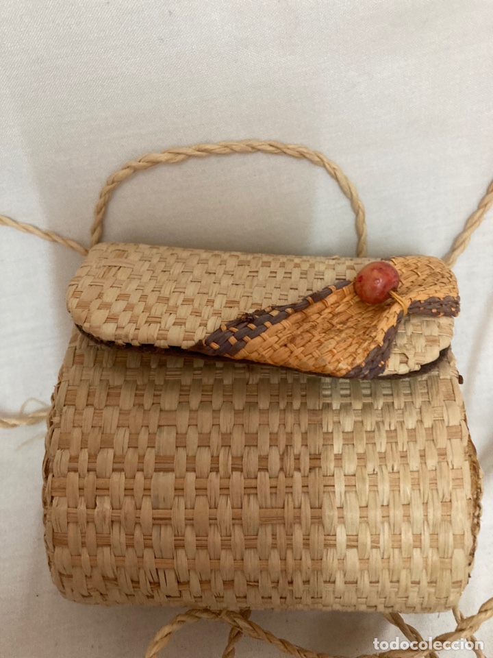 Nuevo: PEQUE&Ntilde;O BOLSO DE MIMBRE , A ESTRENAR - Foto 1