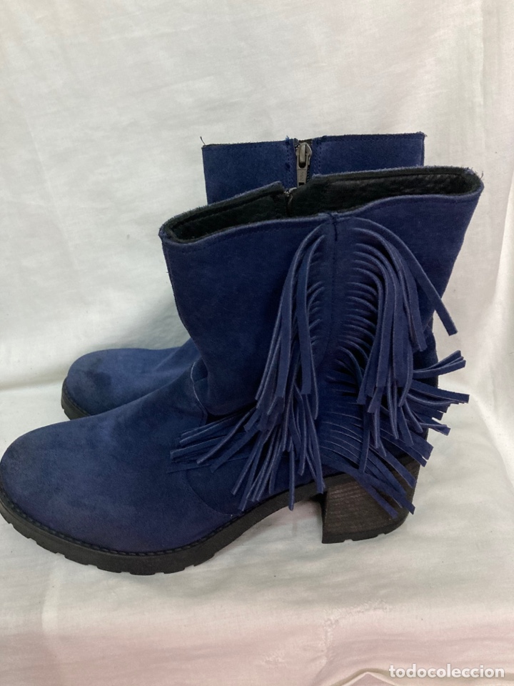 Nuevo: Botas del 41 de ante y flacos azules, a estrenar - Foto 1
