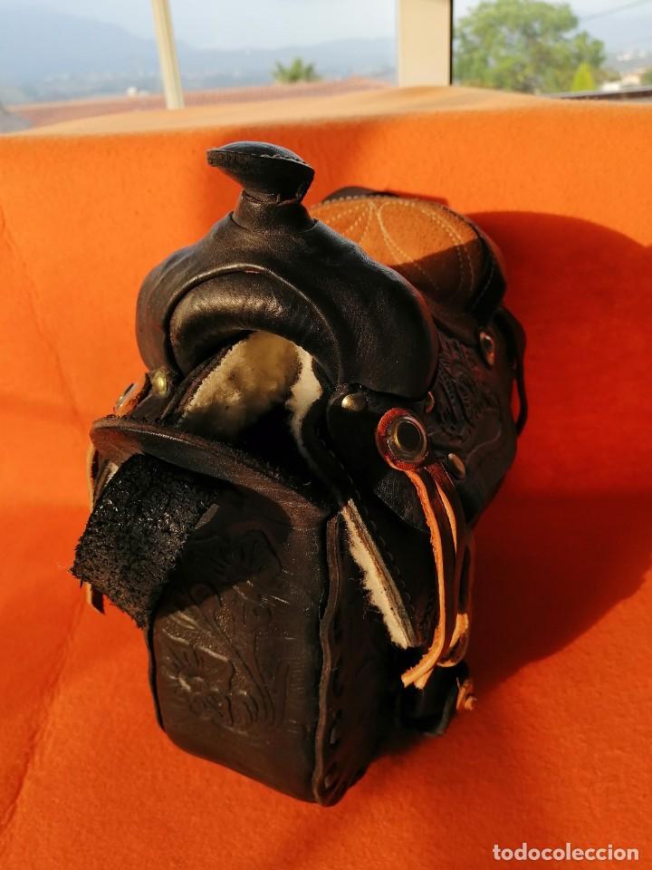 Nuevo: BOLSO DE CUERO CON FORMA DE SILLA DE MONTAR - Foto 6