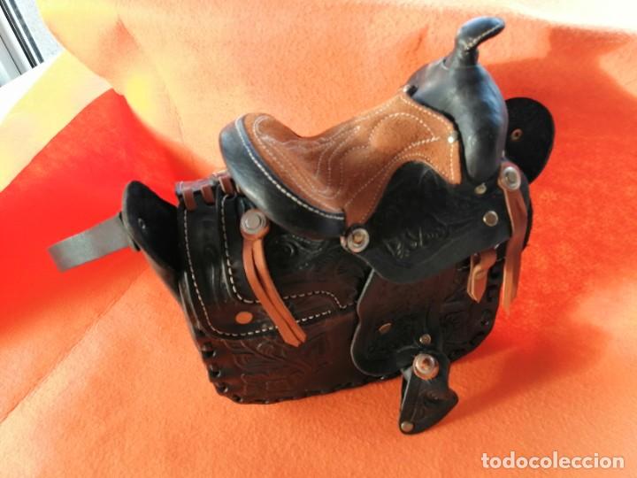 Nuevo: BOLSO DE CUERO CON FORMA DE SILLA DE MONTAR - Foto 14