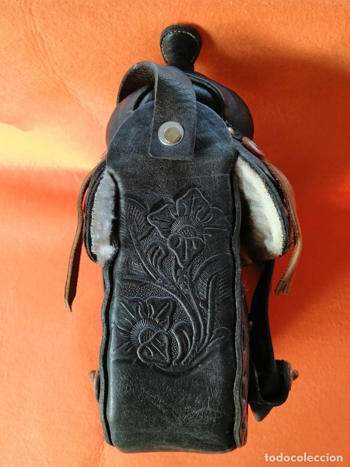 Nuevo: BOLSO DE CUERO CON FORMA DE SILLA DE MONTAR - Foto 17