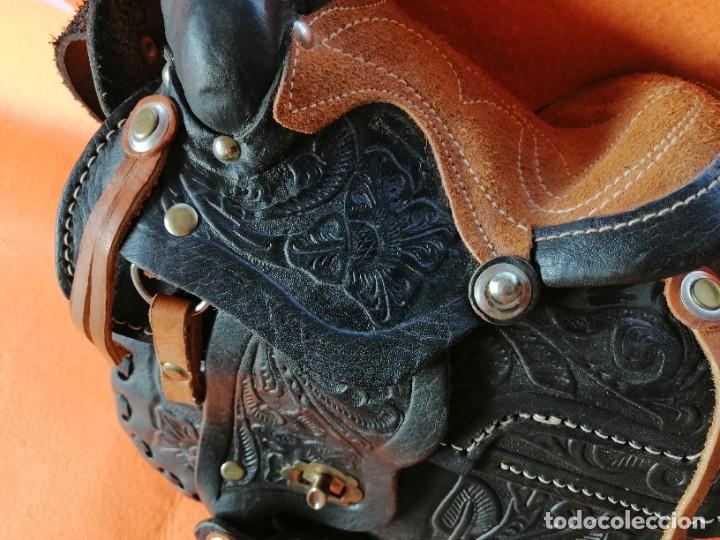 Nuevo: BOLSO DE CUERO CON FORMA DE SILLA DE MONTAR - Foto 19
