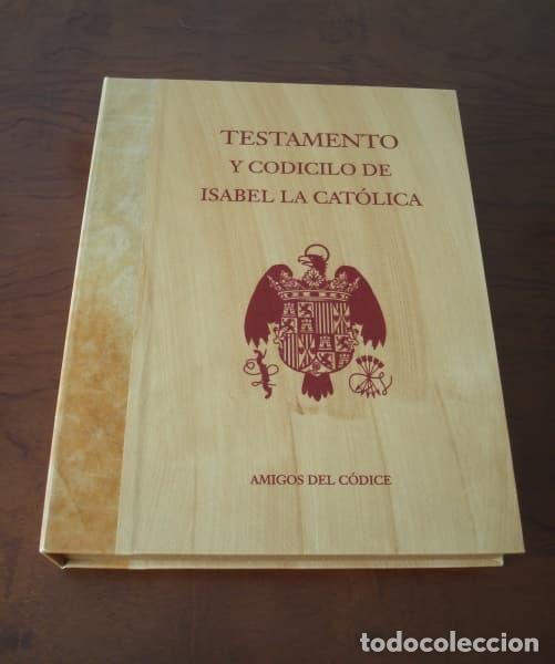 Nuevo: Estuche para el Testamento y Codicilo de Isabel la Cat&oacute;lica - Foto 1