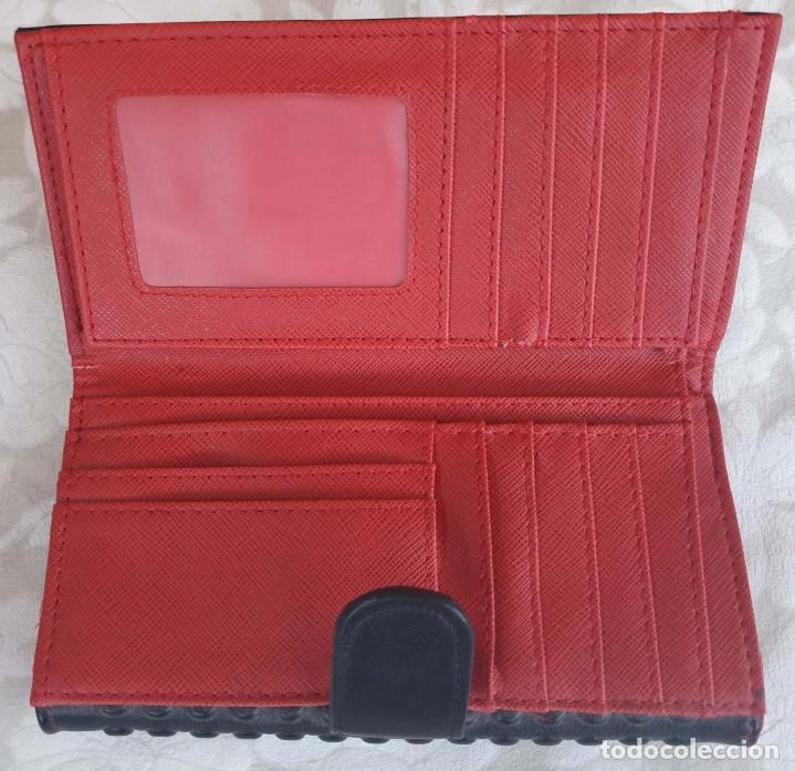 Nuevo: Cartera polipiel unisex 17,5 x 9,5 cms - Foto 2