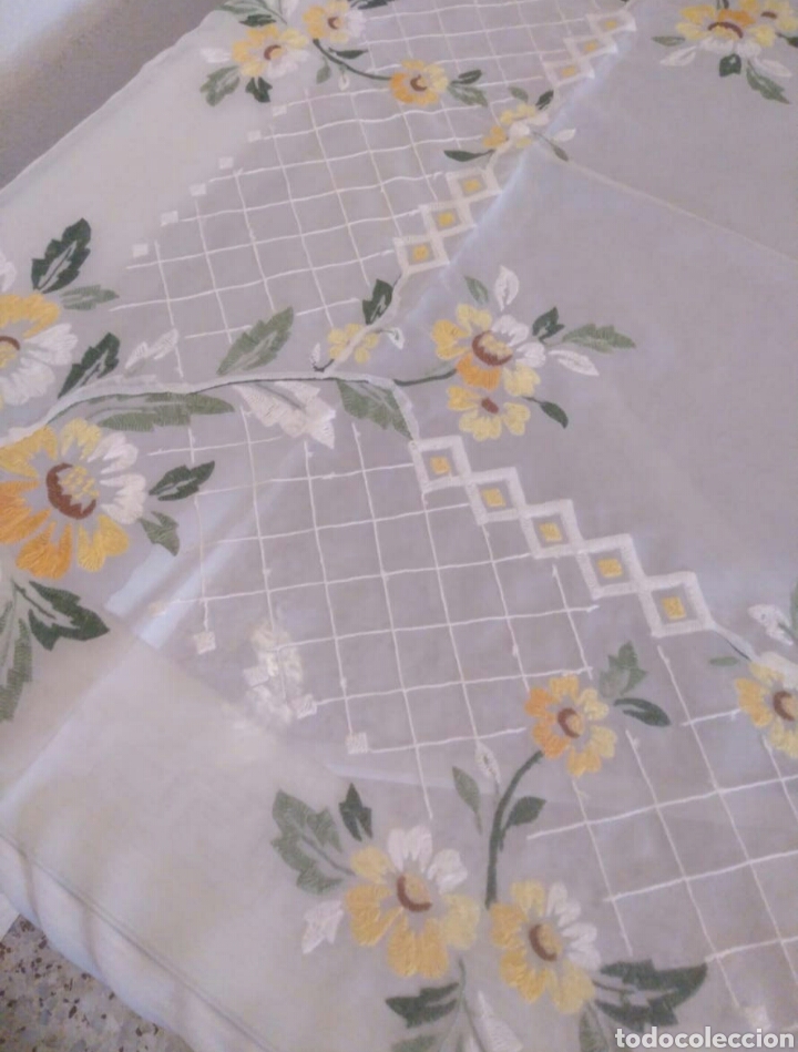 Nuevo: Mantel de organza bordado - Foto 4