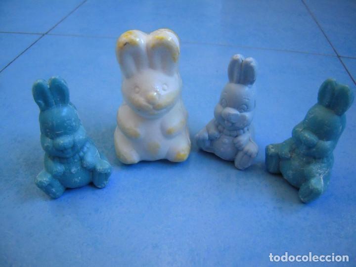 Nuevo: Lote cuatro jabones forma conejo - Foto 1