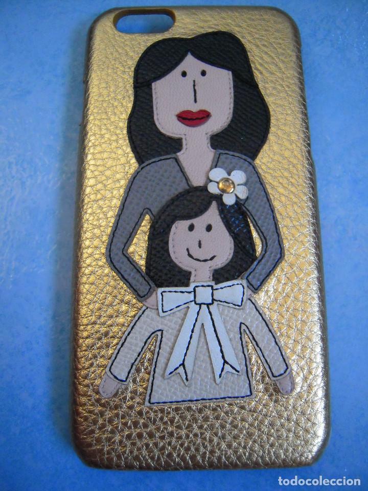 Nuevo: Carcasa iPhone 6 piel dorada decorada Dolce y Gabbana - Foto 3