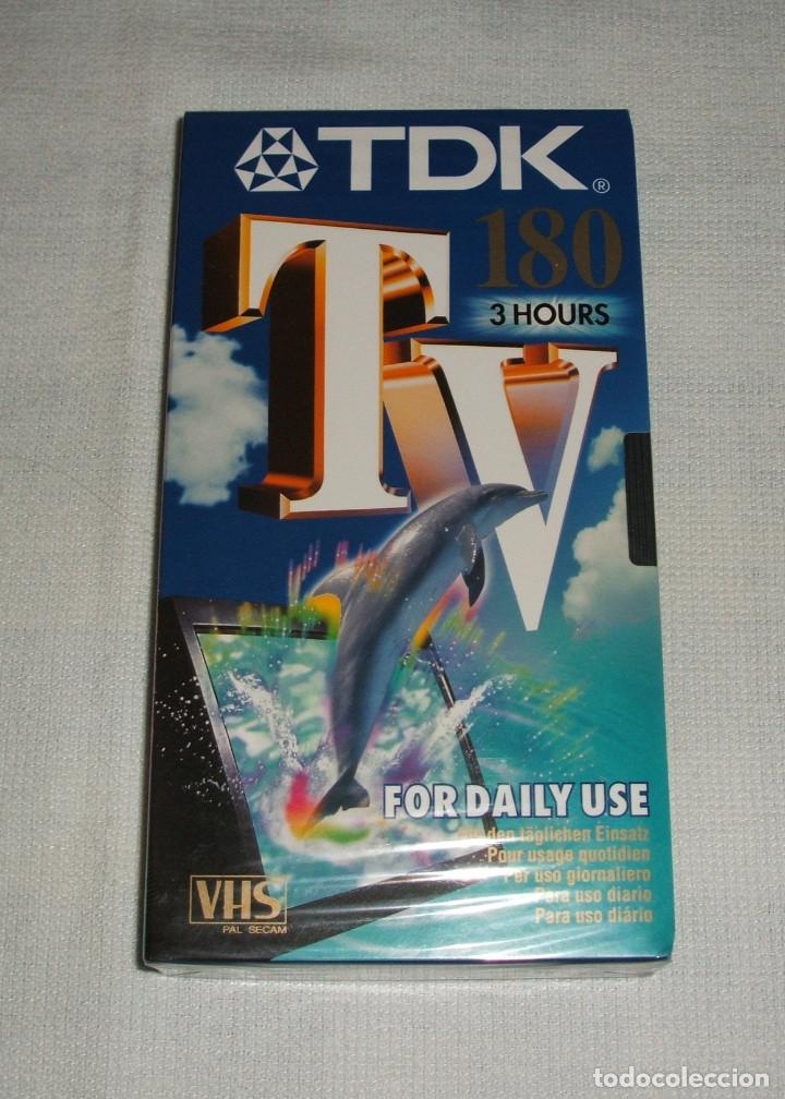 Nuevo: Cinta VHS TDK de 180 minutos precintada - Foto 1