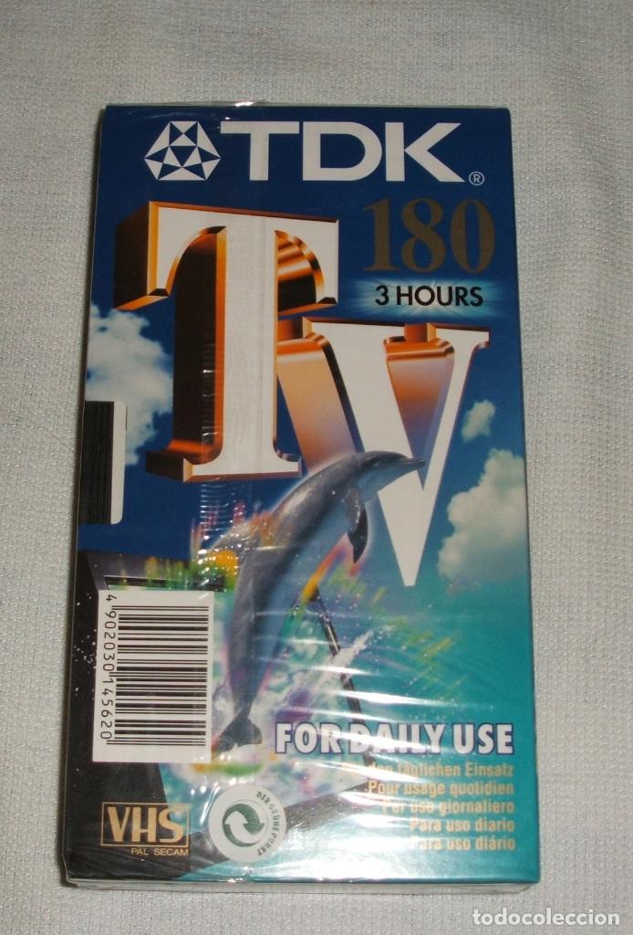 Nuevo: Cinta VHS TDK de 180 minutos precintada - Foto 2