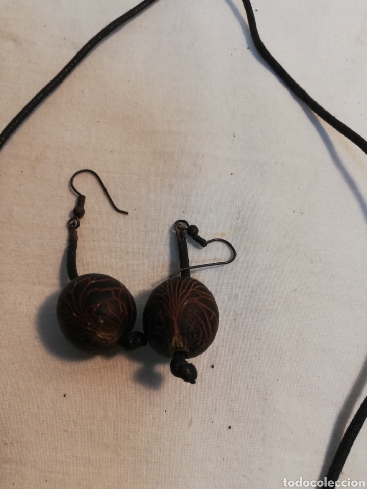 Nuevo: COLLARES Y PENDIENTES DE SEMILLA. MADERA. BISUTER&Iacute;A. I - Foto 11