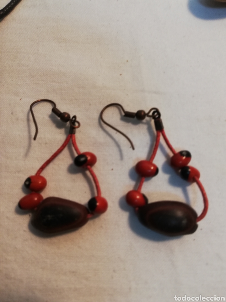 Nuevo: COLLARES Y PENDIENTES DE SEMILLA. MADERA. BISUTER&Iacute;A. I - Foto 12