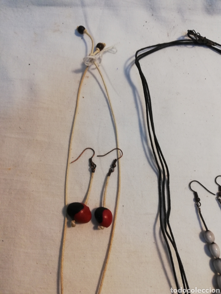 Nuevo: COLLARES Y PENDIENTES DE SEMILLAS. MADERA. BISUTER&Iacute;A. III - Foto 9