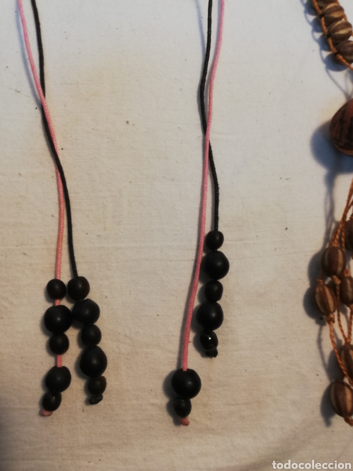 Nuevo: COLLARES Y PENDIENTES DE SEMILLAS. MADERA. BISUTER&Iacute;A. IV. - Foto 7