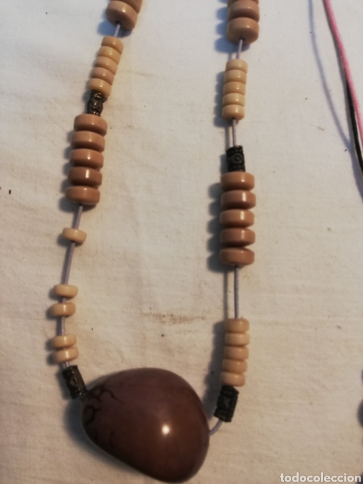 Nuevo: COLLARES Y PENDIENTES DE SEMILLAS. MADERA. BISUTER&Iacute;A. IV. - Foto 9