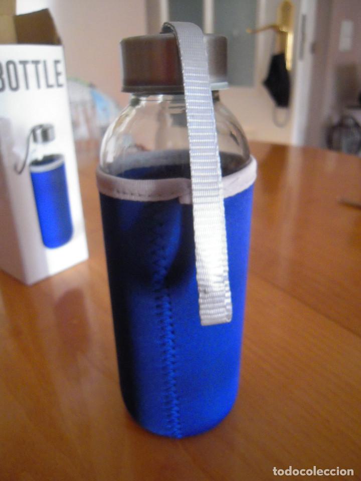 Nuevo: Botella de cristal de 420 ml con funda - Foto 3