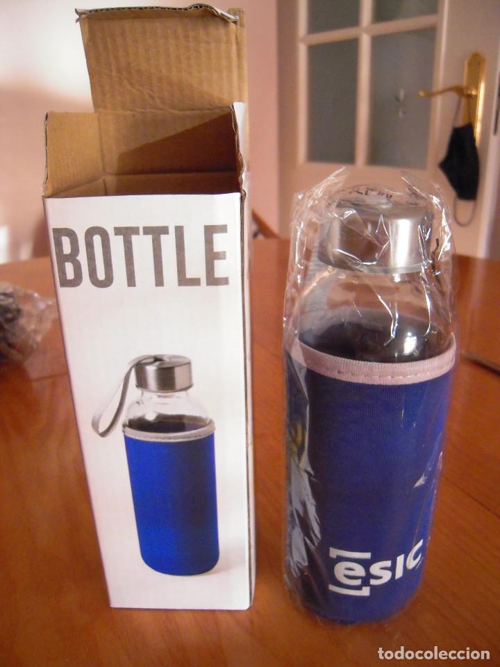 Nuevo: Botella de cristal de 420 ml con funda - Foto 1