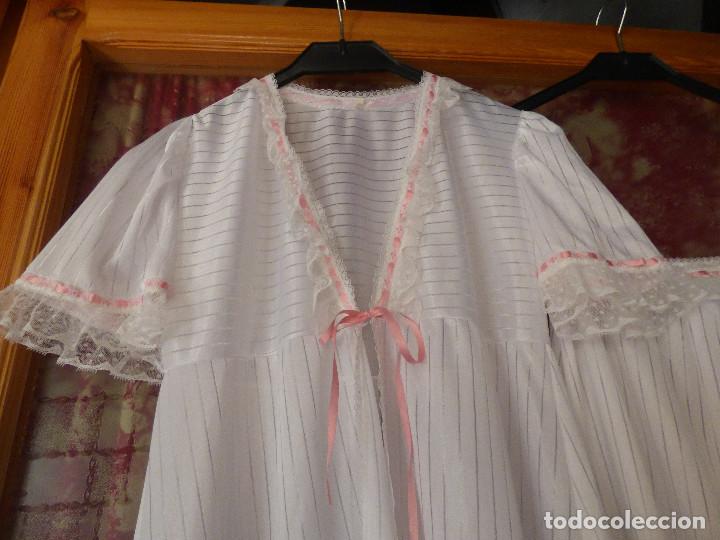Nuevo: Camison de dormir,y bata a juego.Vintage. - Foto 2