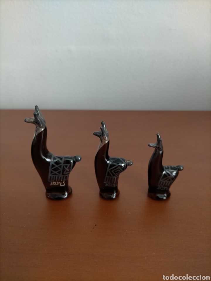 Nuevo: 3 figuras de cristal de PER&Uacute; con forma de llama - Foto 1