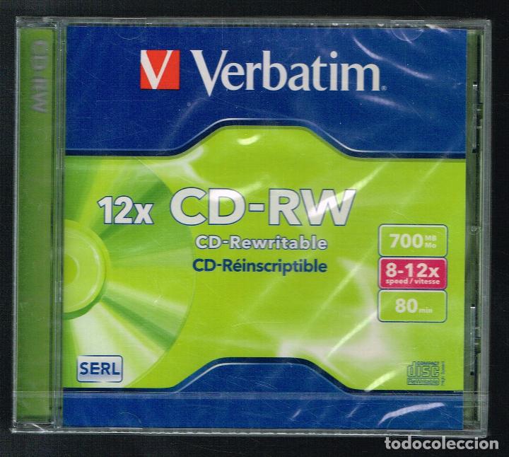 Nuevo: VERBARIM CD-RW 12X - CD REWRITABLE - 2007 - PRECINTADO - Foto 1