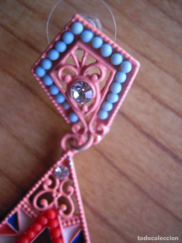 Nuevo: Pendientes coral y multicolor - Foto 6