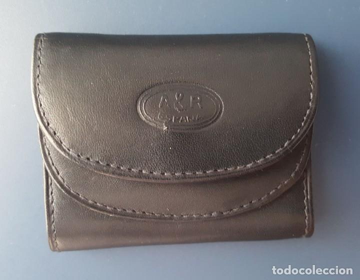 Nuevo: MONEDERO BILLETERO DE PIEL A&R - Foto 1