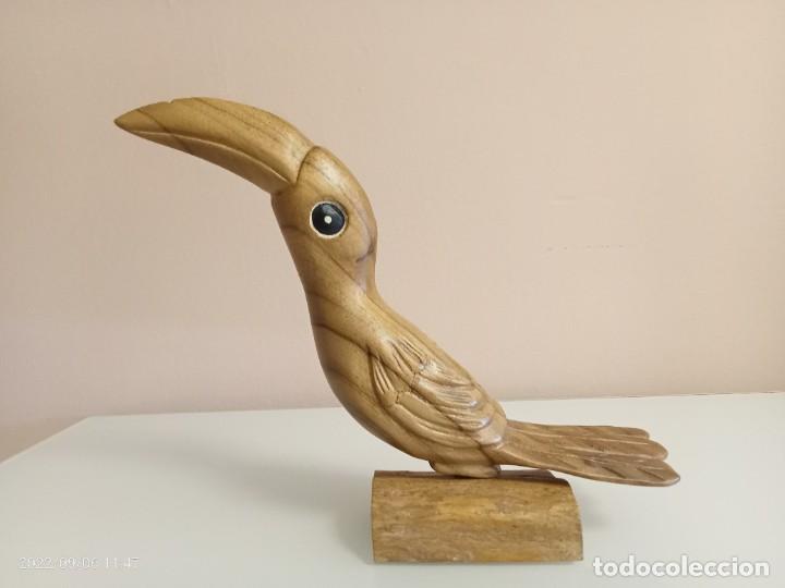 Nuevo: TUCAN TALLADO EN MADERA - Foto 1