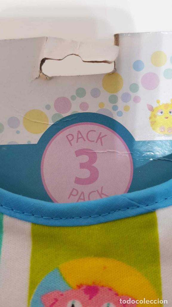 Nuevo: PACK 3 BABEROS PARA BEBE A ESTRENAR - MARCA KIOKIDS - Foto 2