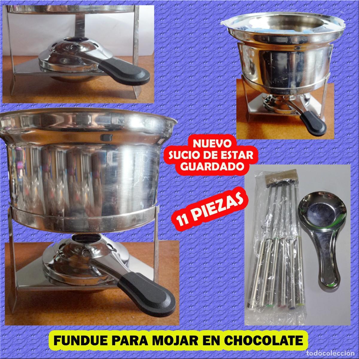 Nuevo: FUNDUE PARA MANTENER EL CHOCOLATE CALIENTE Y MOJAR EN EL. - Foto 1