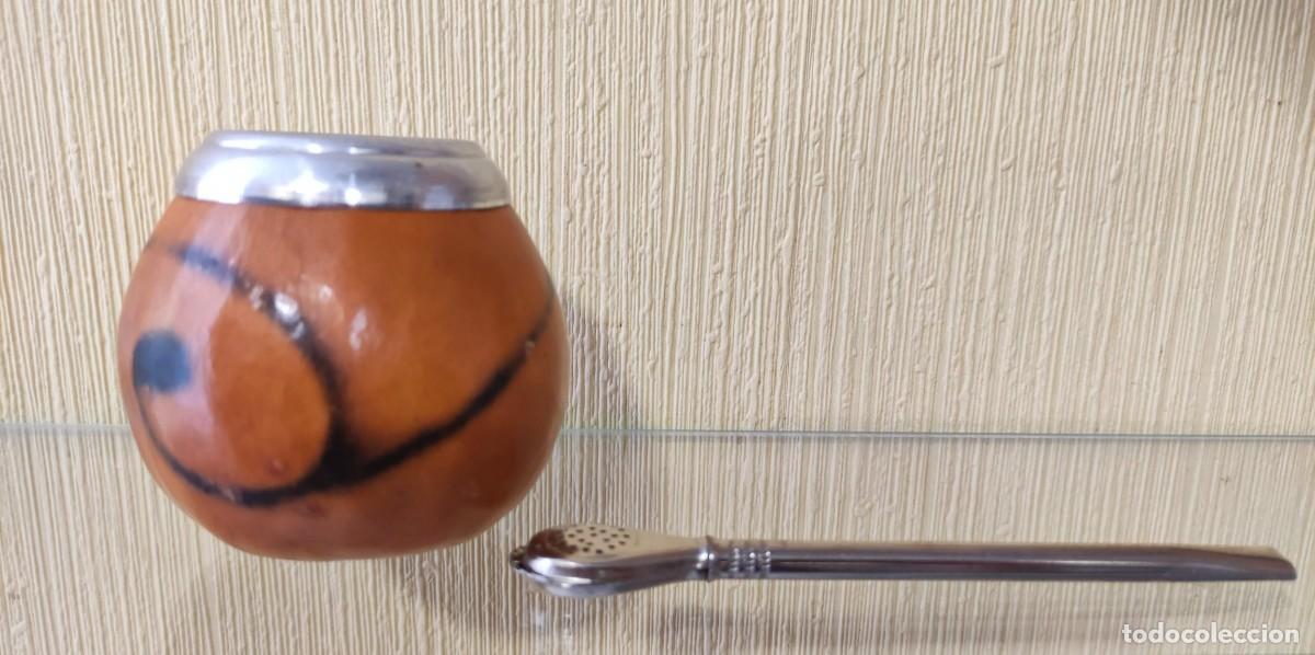 Nuevo: Calabaza y bombilla para mate - Foto 2