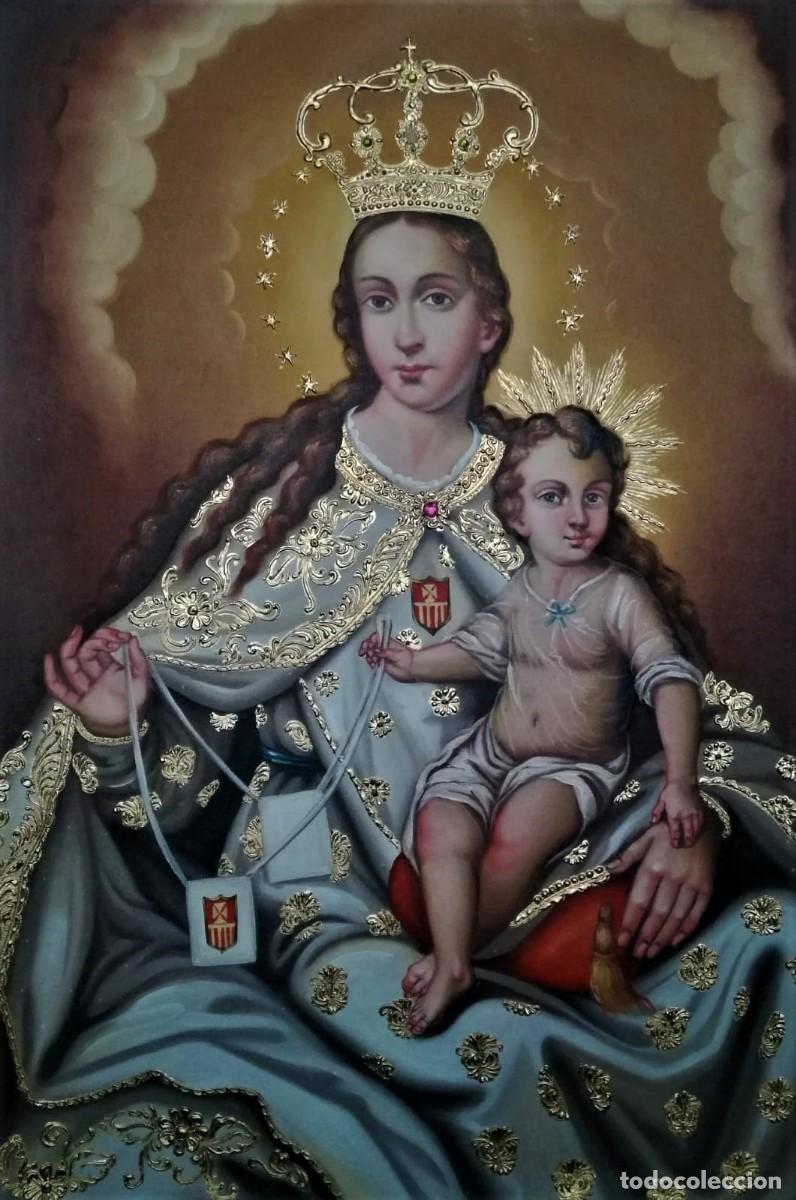 Nuevo: Cuadro Cusque&ntilde;o de La Virgen de la Merced. - Foto 2