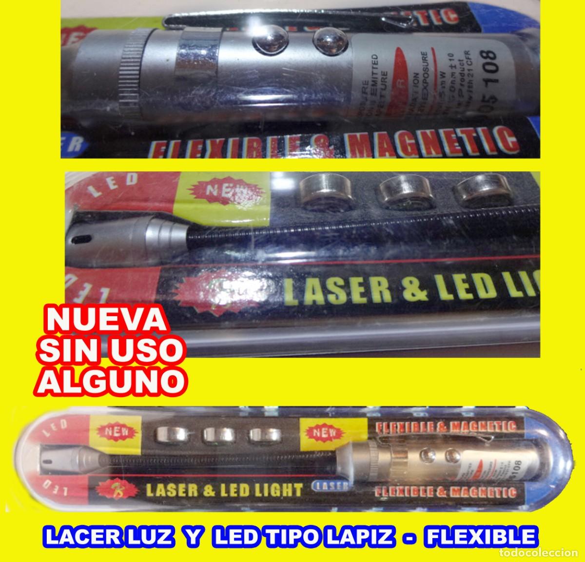 Nuevo: LINTERNA Y LACER LED FORMA DE TIPO BOLIGRAFO Y FLEXIBLE - Foto 1