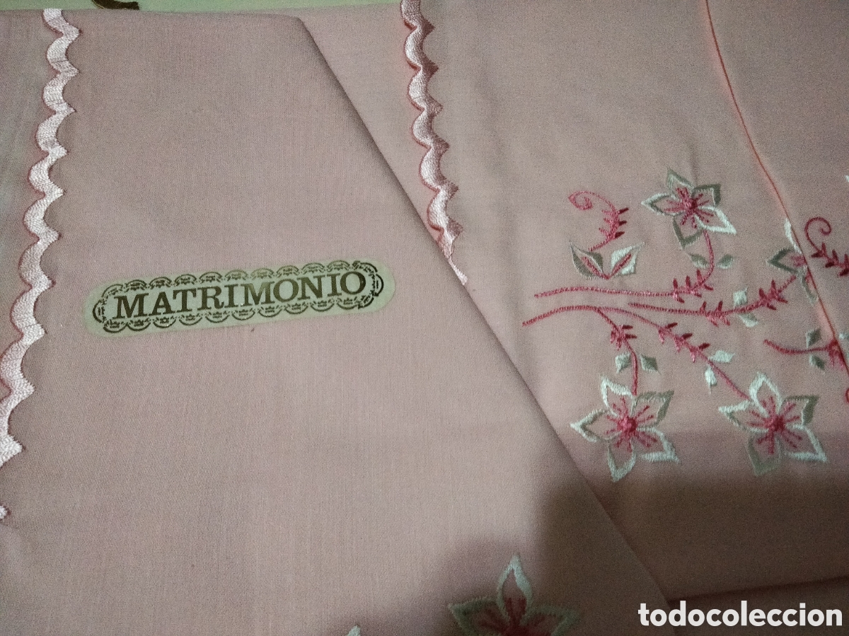Nuevo: Antiguas s&aacute;banas bordadas - Foto 2