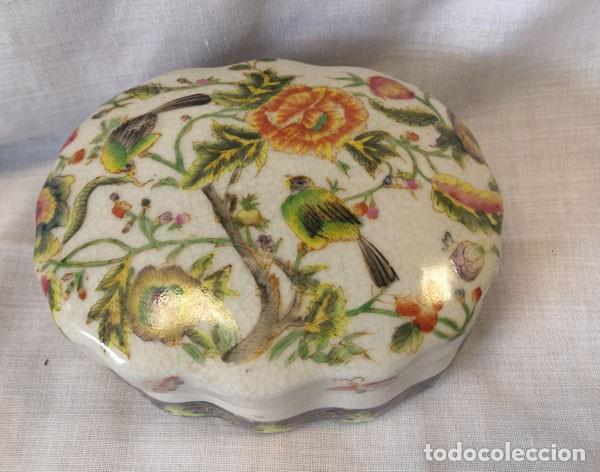 Nuevo: CAJA JOYERO , PORCELANA Y BRONCE, ADELE CAREY - Foto 2