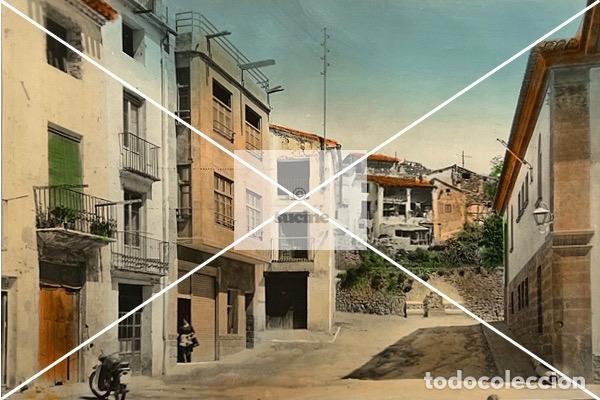Neuf: CASTELLON EN EL RECUERDO VIVER ASPECTO DE UNA CALLE EN LOS 50 (FOTOGRAFIA COLOREADA)