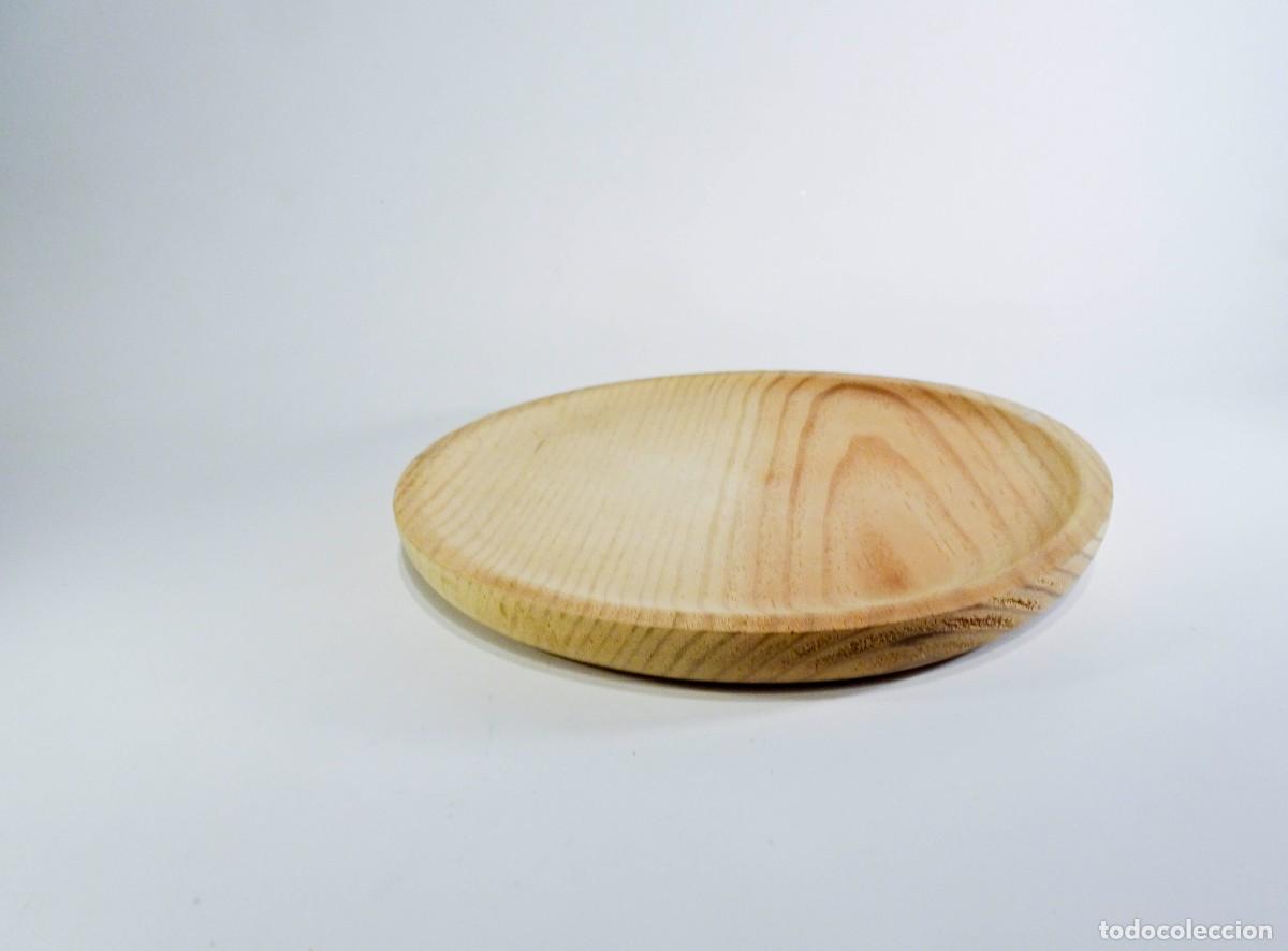 Nuevo: Plato madera acabado natural - Foto 2