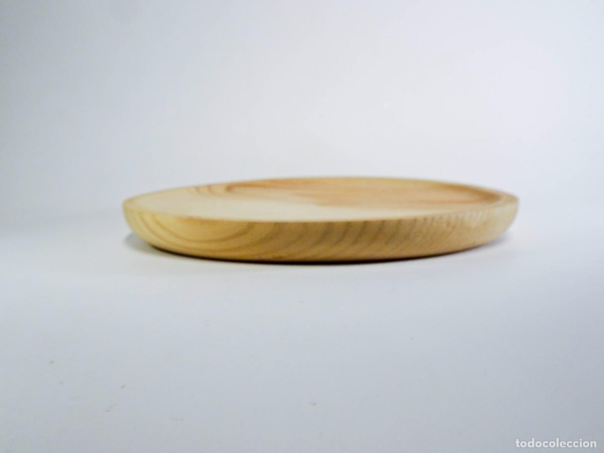 Nuevo: Plato madera acabado natural - Foto 3