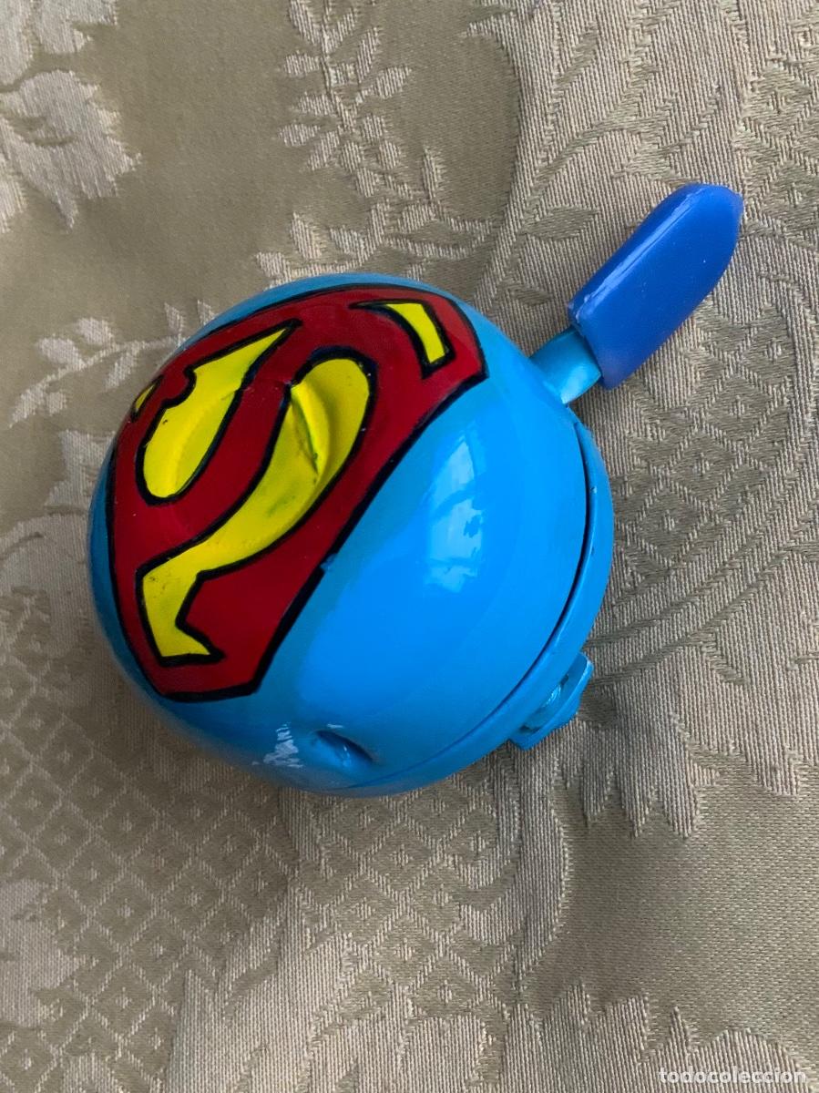 Nuevo: TIMBRE PARA BICICLETA, SUPERMAN, MARCA MARILUZ - Foto 2