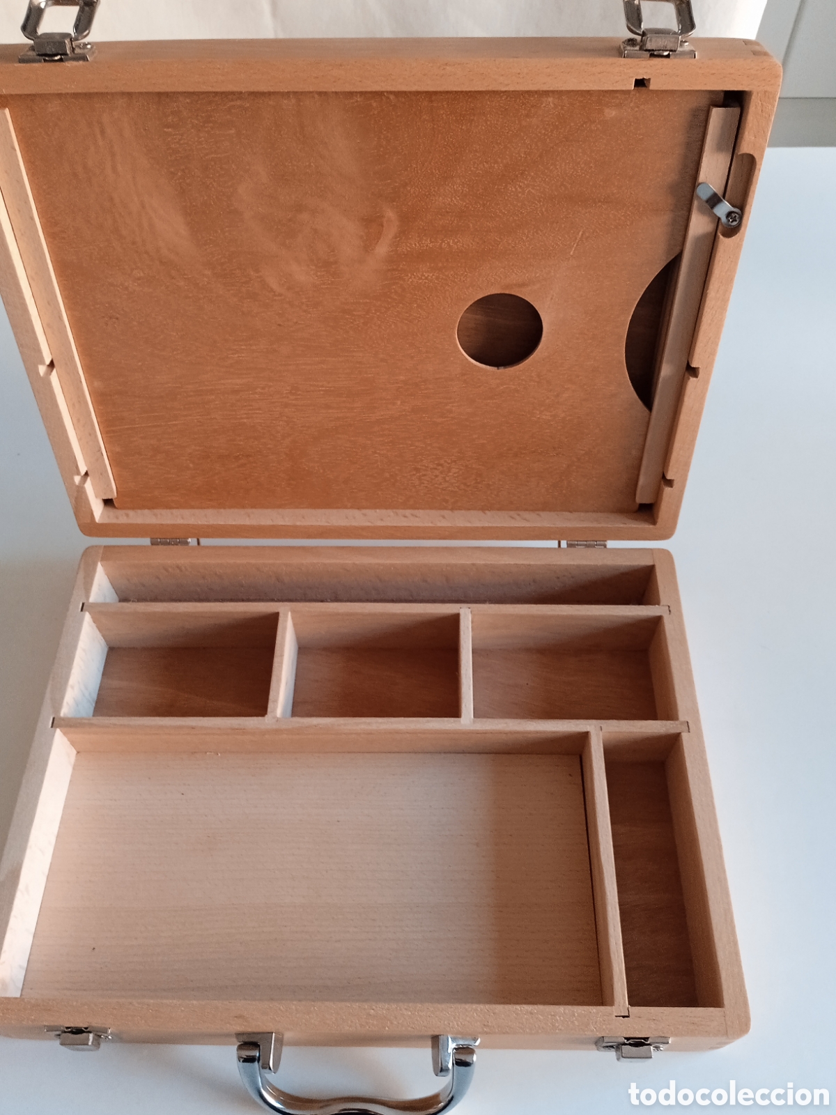 Nuevo: Caja de madera para pintar. - Foto 4