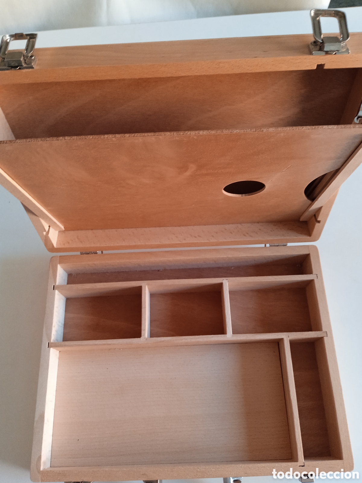 Nuevo: Caja de madera para pintar. - Foto 5