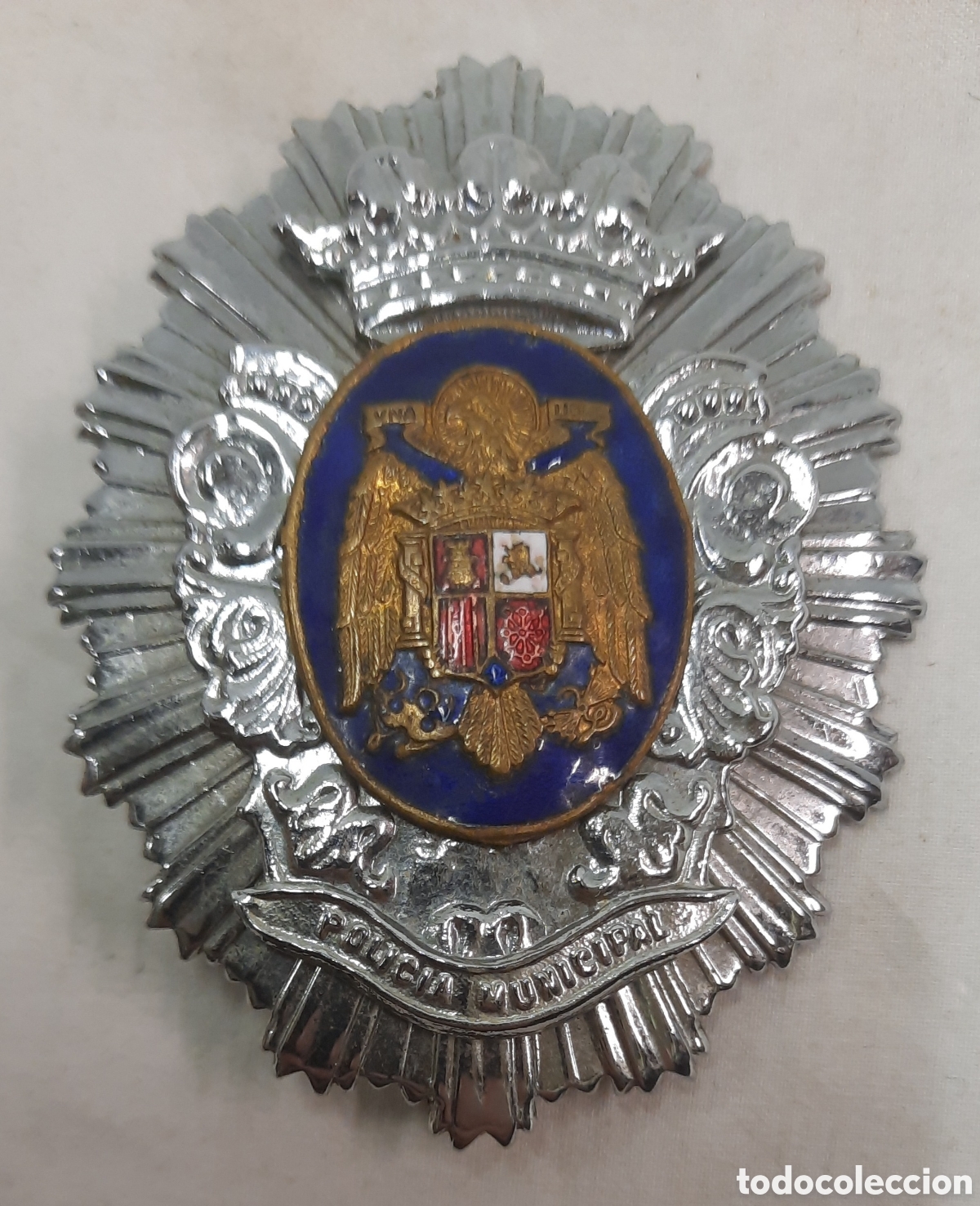 placa policia rumana original - Compra venta en todocoleccion