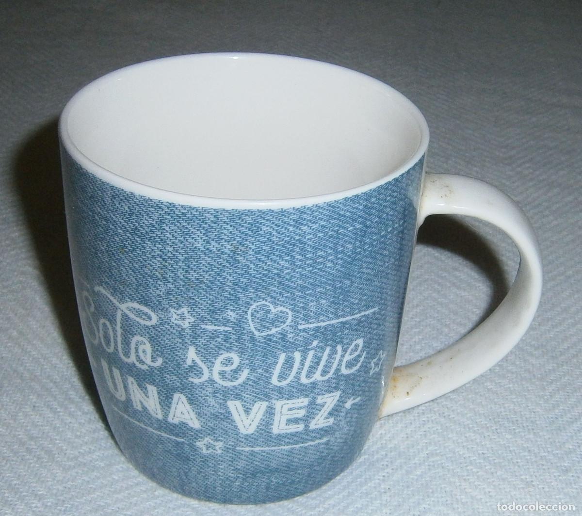 Nuovo: taza de porcelana solo se vive una vez