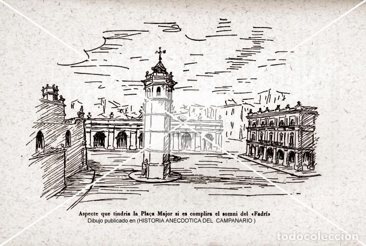 Nuovo: CASTELLON EN EL RECUERDO ANTIGUO PROYECTOR DE LA PLAZA MAYOR