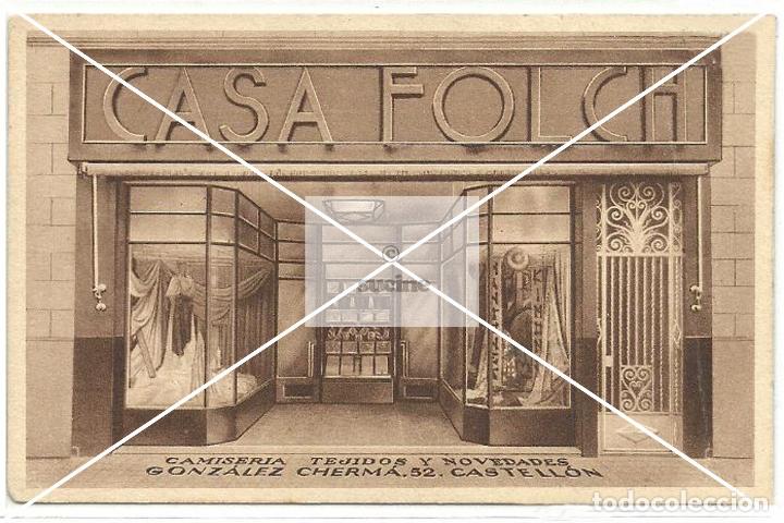 Nuovo: CASTELLON EN EL RECUERDO ESCAPARATE DE CASA FOLCH CALLE ENMEDIO EN LOS 50